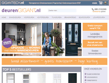 Tablet Screenshot of deurengigant.nl